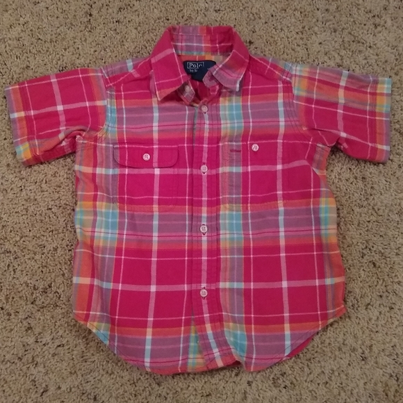 Polo by Ralph Lauren boys button up shirt size 2T